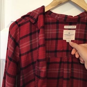 American Eagle “Boyfriend fit” flannel